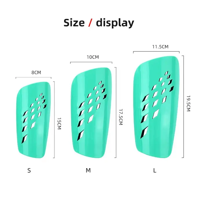Protège-tibia de football en forme de diamant pour adultes et enfants