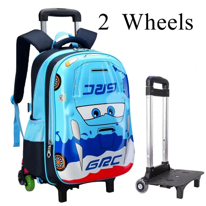 Cartable à roulettes pour enfants, sac à dos à roulettes pour enfants, sac à roulettes pour étudiant