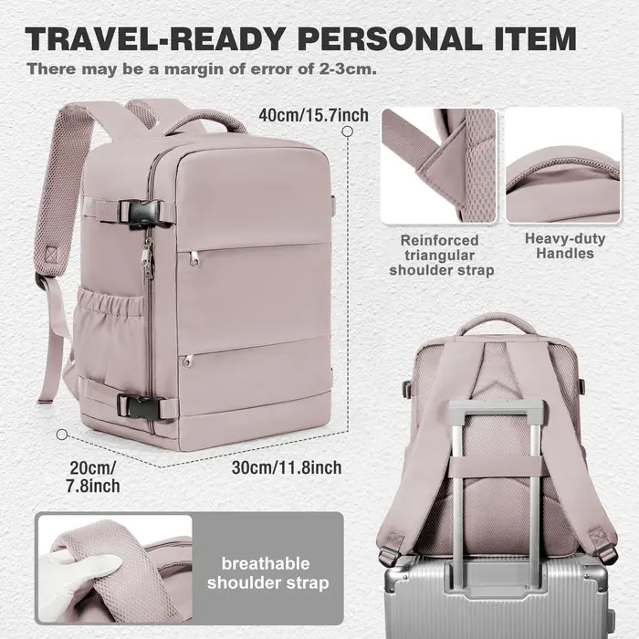 Sac à dos de voyage Ryanair 40x30x20, sac à dos sous vide, sac de cabine WizAir pour les déplacement