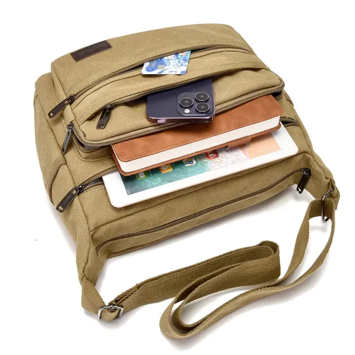 Sac à bandoulière en toile pour hommes