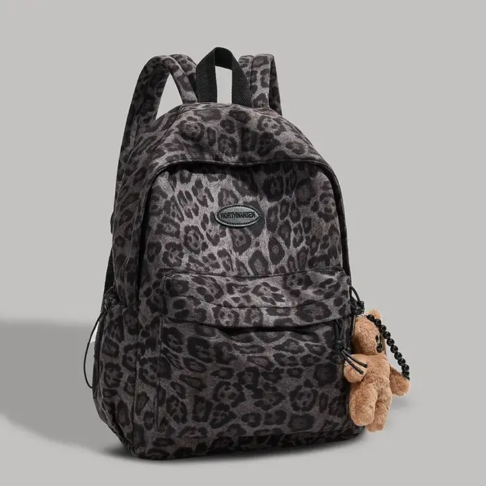 Sac à Dos Imprimé Léopard pour Femme