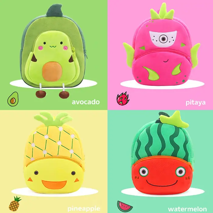 Sac à dos pour enfants, Design de fruits, pour filles et garçons
