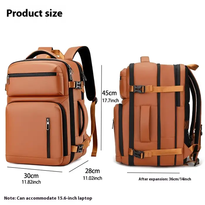 Sac à dos pour ordinateur portable de banlieue, sac à dos business décontracté extensible et étanche