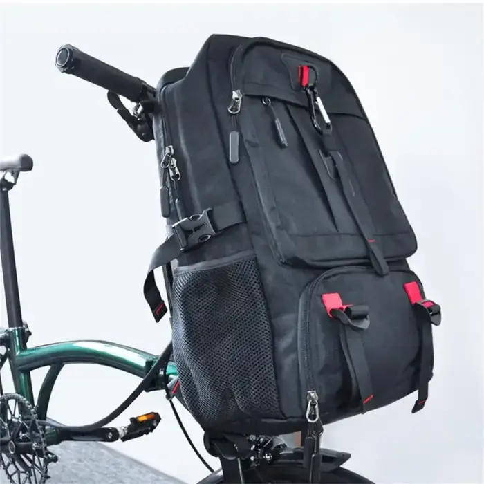 Sac à dos de voyage pour vélo Bromsilice, chargement USB, grand sac pour ordinateur portable Oxford,