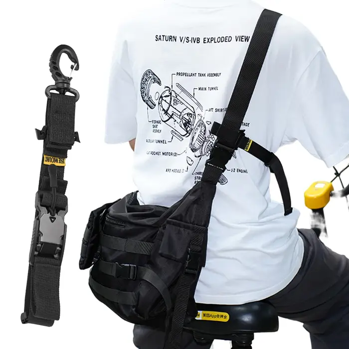 Sangle de stabilisation auxiliaire à trois points pour sac à dos