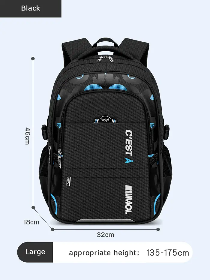 Sac à Dos d'École Orth4WD pour Adolescent Fille et Garçon