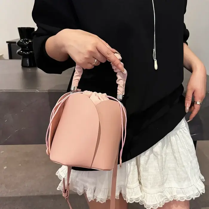 Sac à main noir en cuir Pu pour femmes