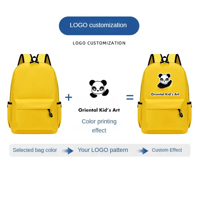Sac à dos scolaire personnalisé avec logo sur mesure