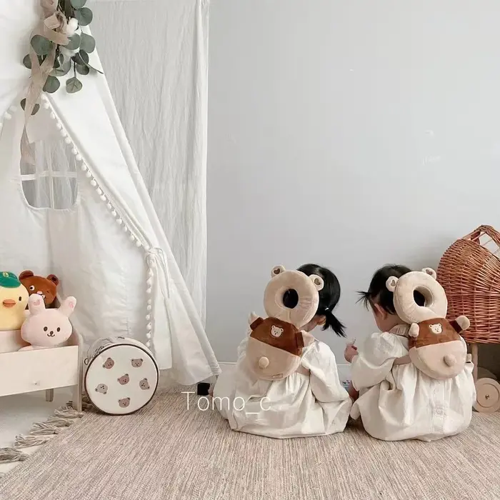 Nouveaux enfants sac à dos maternelle nom broderie cartable personnalité bricolage Anti-perte matelassé vente chaude