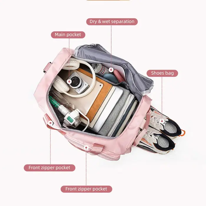 Sac de sport voyage sec humide sacs à main pour femmes femme natation épaule bandoulière Fitness sac