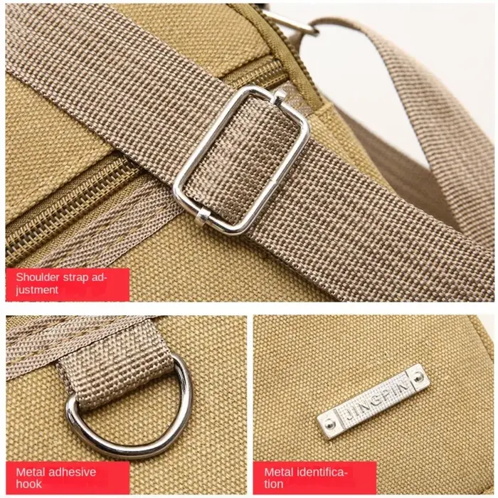 Sac à bandoulière en toile pour hommes