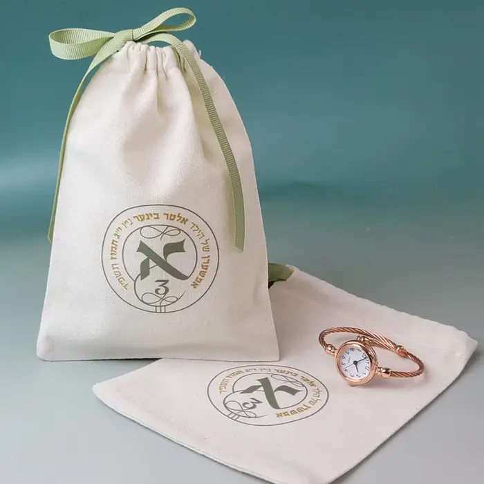 Sacs cadeaux en coton biologique