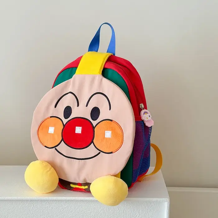 Sac à dos Anpanman pour garçons et filles, motif dessin animé, mignon, pour l'école, nouvelle collec