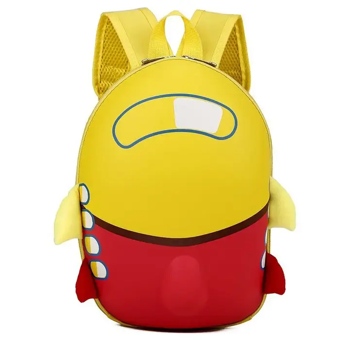 Sac d'école en avion EVA, sac à dos coquille d'œuf pour enfants, sac à dos mignon de dessin animé