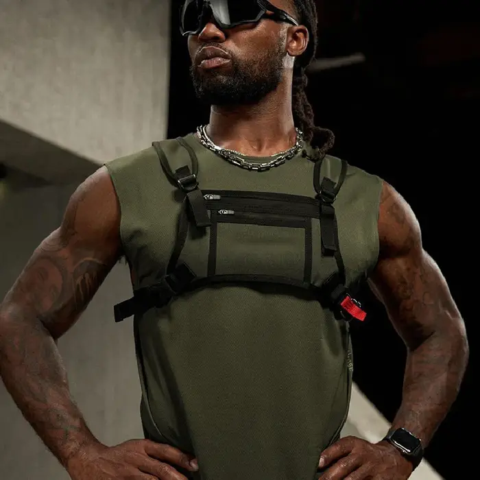 Sac de poitrine de rangement de Sport pour hommes