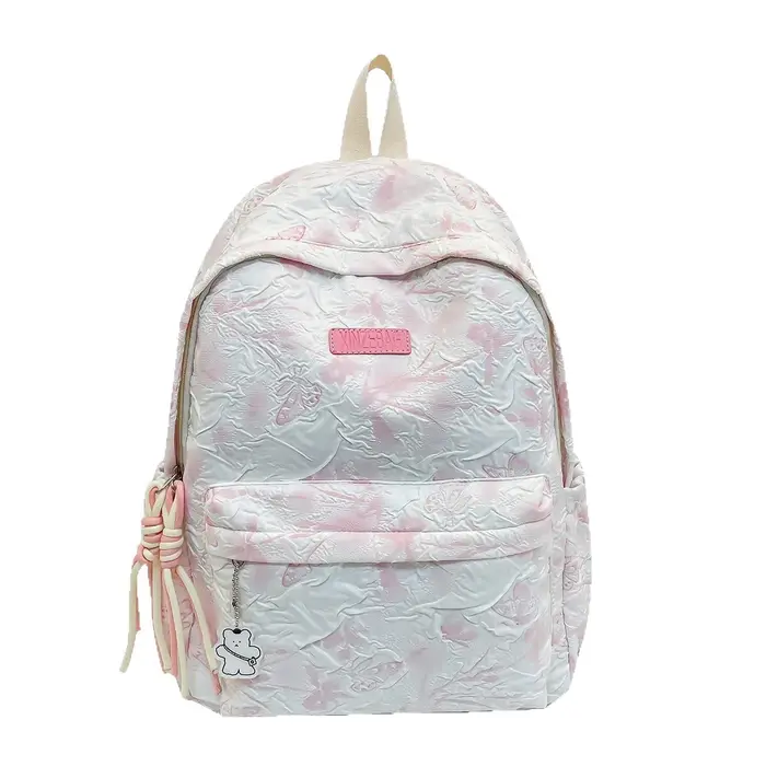 Mode décontracté doux polyvalent sac à dos pour les filles étudiants Ins Style Niche grande capacité en plein air Double sacs à bandoulière