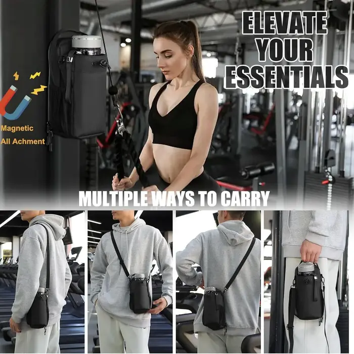 Sac de sport magnétique pour bouteille d'eau