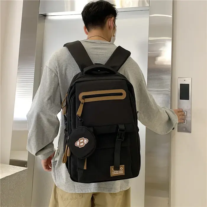 Sac à dos de grande capacité en tissu Oxford