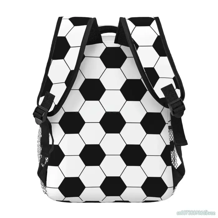 Soccer Pattern Backpacks Sport Football Travel Bag Unisex Casual Laptop Daypack Middle College School Bookbags for Students Boys