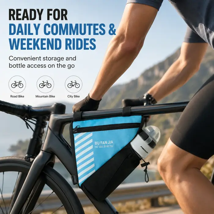 Sac triangulaire pour vélo