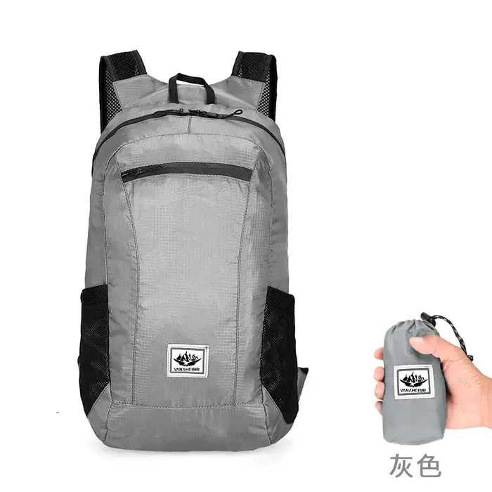 Sac à dos de cyclisme pliable et imperméable, léger et facile à transporter, pour le sport, les voya