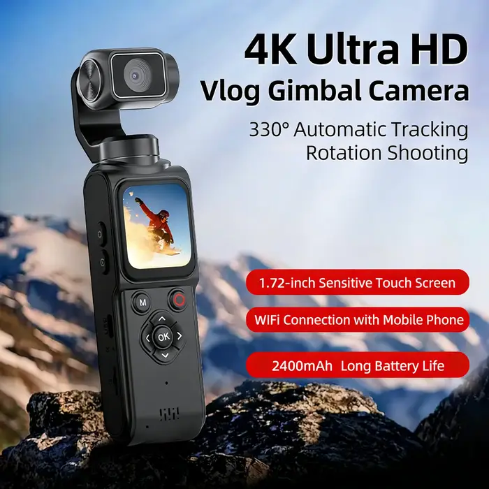 Caméra sportive DV 4K pour le cyclisme, écran IPS 0,96'', enregistreur vidéo avec télécommande WIFI,