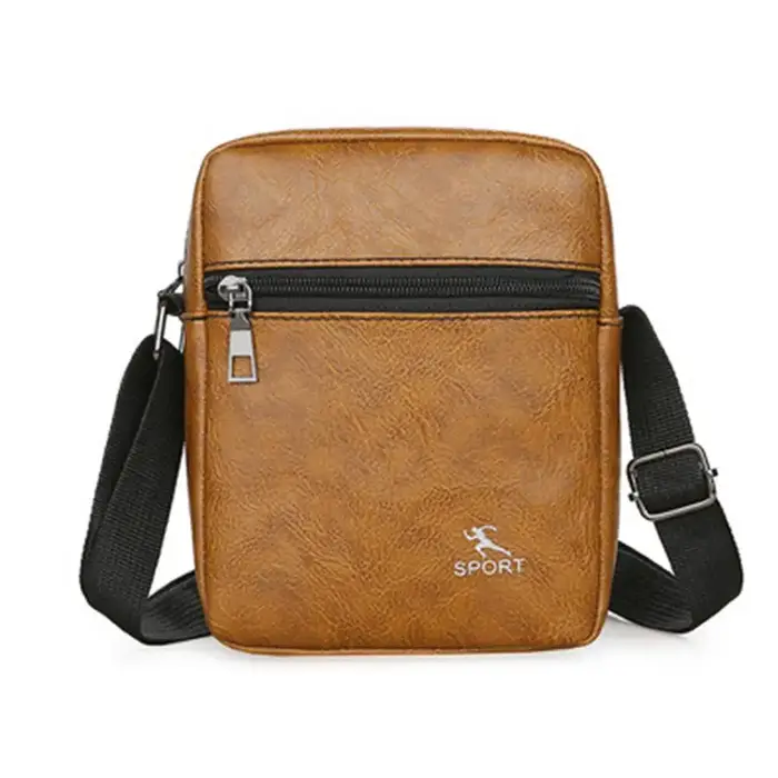 Sac à bandoulière décontracté pour hommes, sac pour téléphone portable, sac à bandoulière simple, te