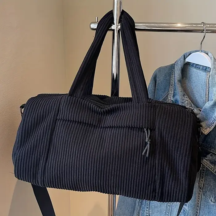 Nouveau sac de sport de grande capacité sac de Fitness couleur unie sac à bandoulière Portable