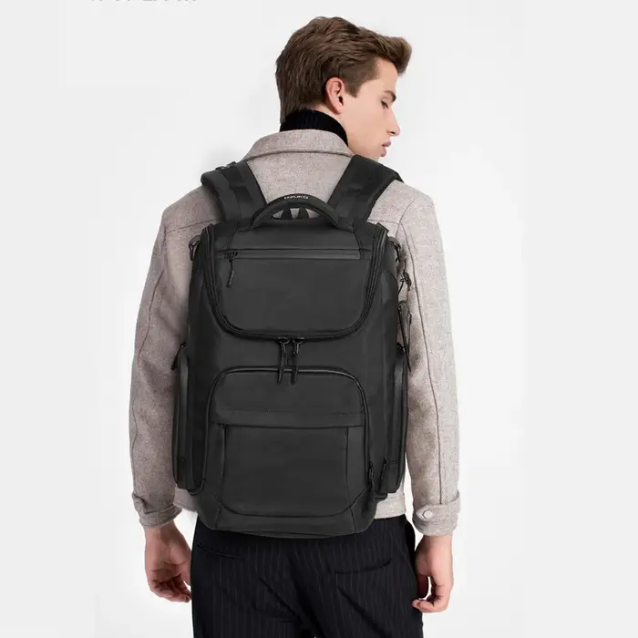 OZUKO 46x17x30 cabine Mochila grande capacité sacs à dos étanches 15.6 sac à dos pour ordinateur portable voyage affaires homme sac USB mode