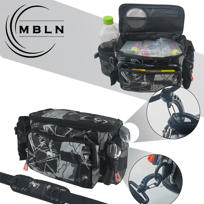 MBLN Sac à bandoulière pour leurres avec sangle rembourrée respirante