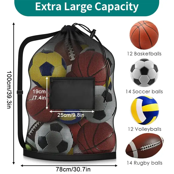 Sac de ballon de sport extra large