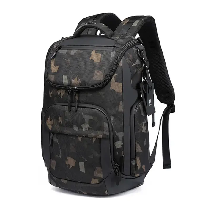 OZUKO 46x17x30 cabine Mochila grande capacité sacs à dos étanches 15.6 sac à dos pour ordinateur portable voyage affaires homme sac USB mode