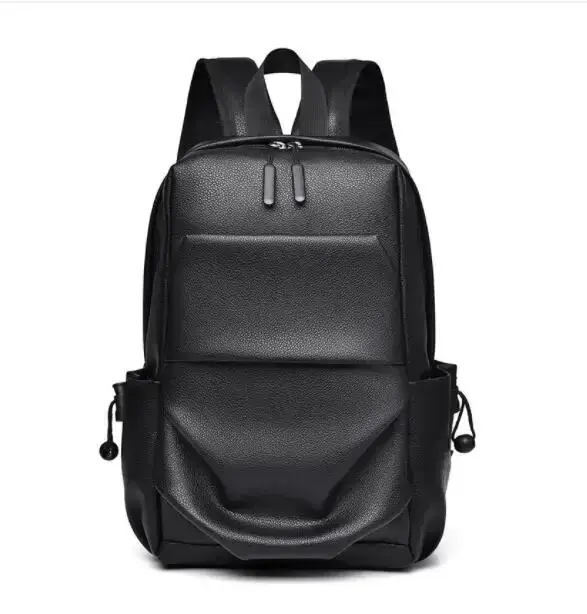 Sac à dos imperméable en cuir Pu pour hommes pour les déplacements et les voyages sacs d'école mochi