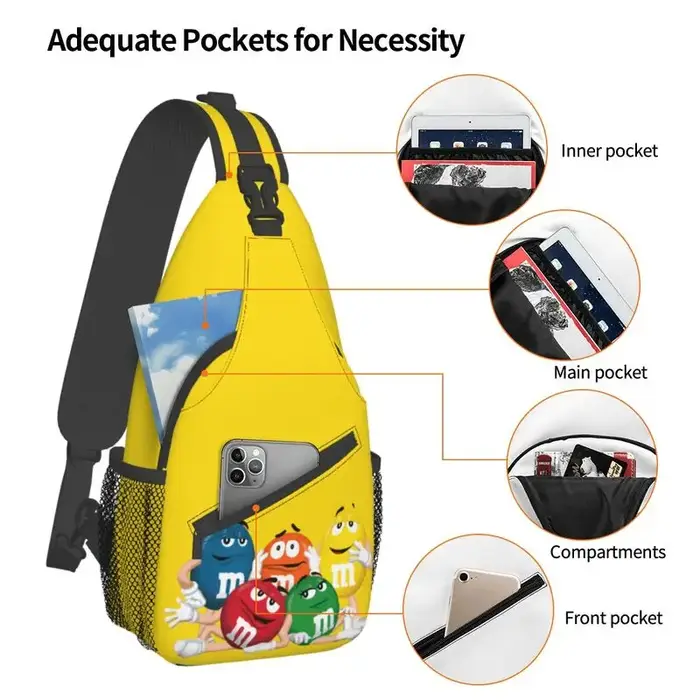 Sac à dos à bandoulière personnalisé pour hommes