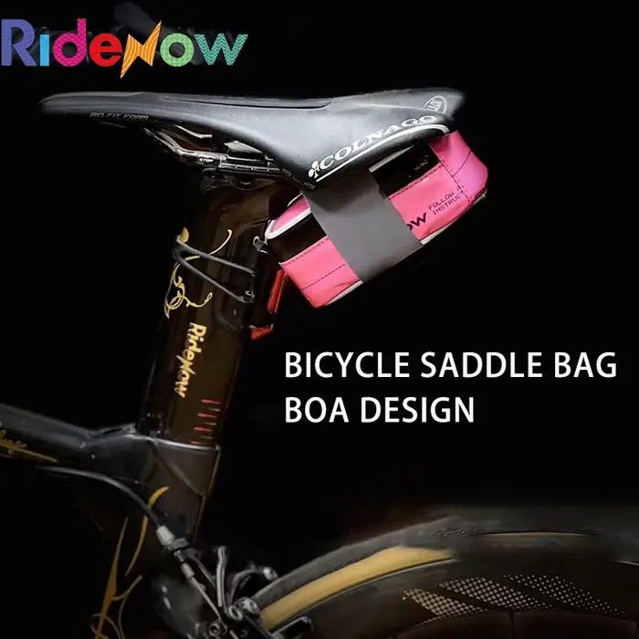 RIDENOW Matériaux recyclés Sac de vélo Sac arrière VTT Sac de selle de siège
