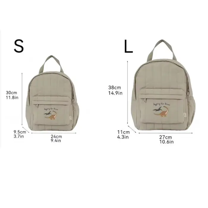 2025 nouveau Design dessin animé enfants sac à dos motif de broderie animale sac d'école garçons filles enfant en bas