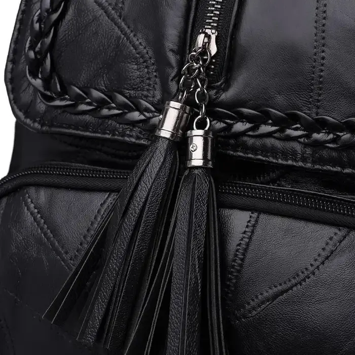 1 pièces femmes sacs à dos en cuir mode épaule femme sac à dos dames voyage Mochilas