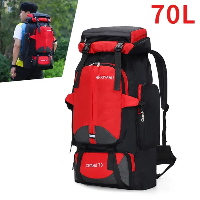 70L sacs à dos de voyage en plein air unisexe Camping sac à dos hommes tactiques sport alpinisme pêche étanche escalade
