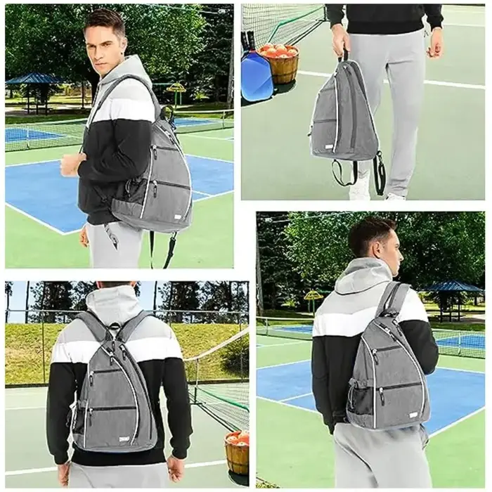 Sac à dos réversible pour raquettes de tennis et de badminton