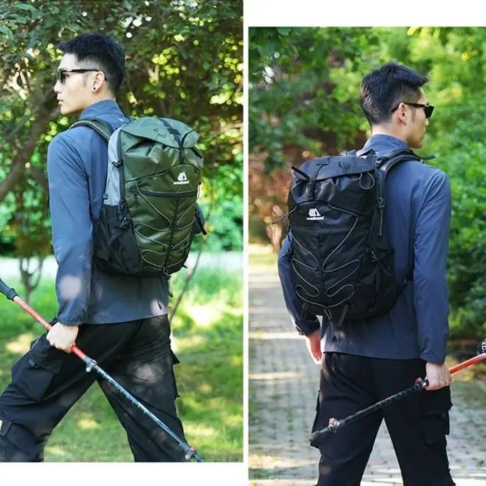 35L Camping sac à dos grand alpinisme randonnée Trekking sacs hydratation court voyage bagages escalade étanche