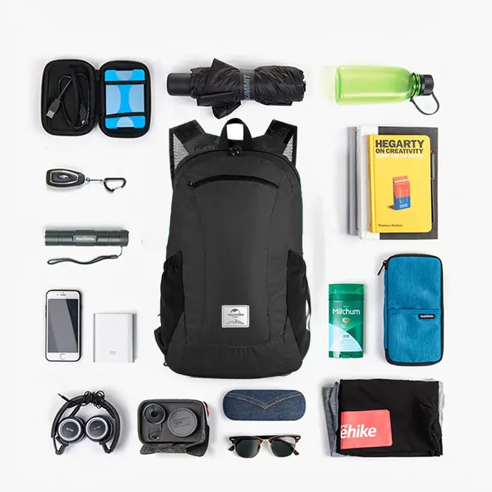 Naturehike 18L Camping sac à dos Portable ultraléger imperméable en Nylon sacs homme en plein air pliable sport voyage randonnée sac à dos
