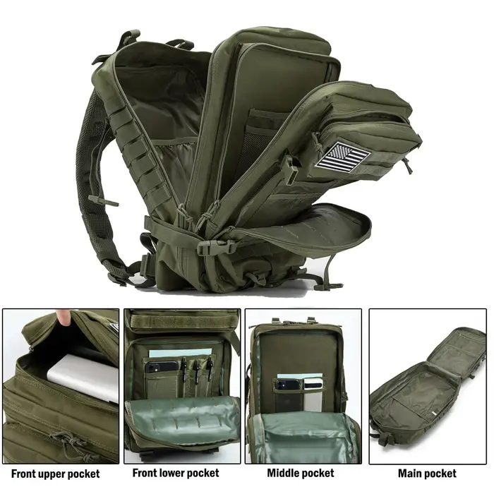30/50L sacs à dos tactiques pour homme Hking