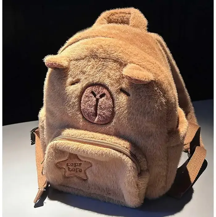 Capybara sacs à dos bébé éducation de la petite enfance mignon sac d'école enfant dessin animé maternelle sac à dos sac de voyage pour enfants cadeau