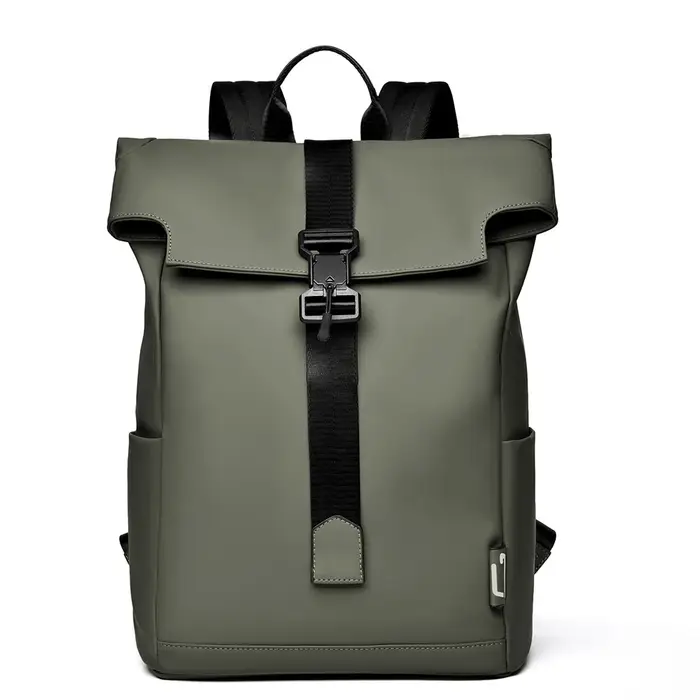 Nouveau Sac à dos pour hommes sac à dos décontracté de luxe à la mode rabattable boucle magnétique sac à dos de voyage