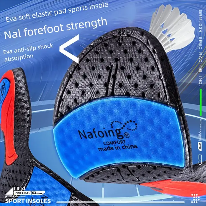 Semelles intérieures de chaussures de sport EVA grises, 1 paire, semelle intérieure de course pour pieds, paniers d'absorption des chocs, semelle de chaussure, Support de voûte plantaire, Inserts orth