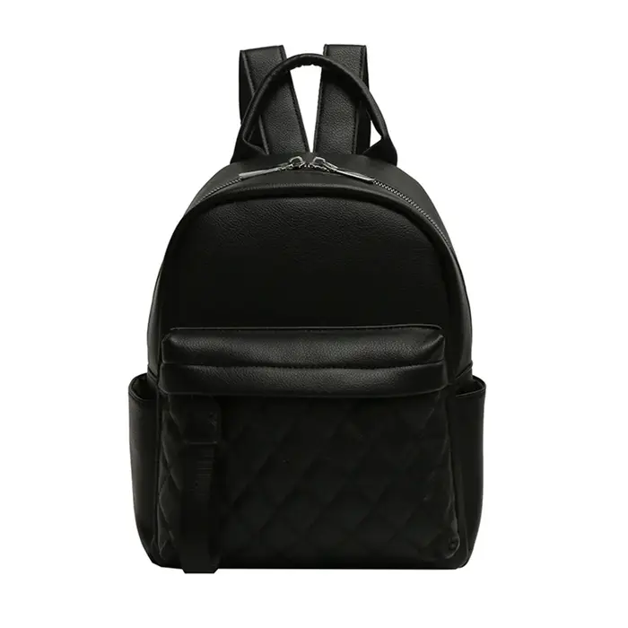 Nom personnalisé Sac à dos pour femme Nom personnalisé Mode PU Sac souple Sacs à dos de voyage en pl