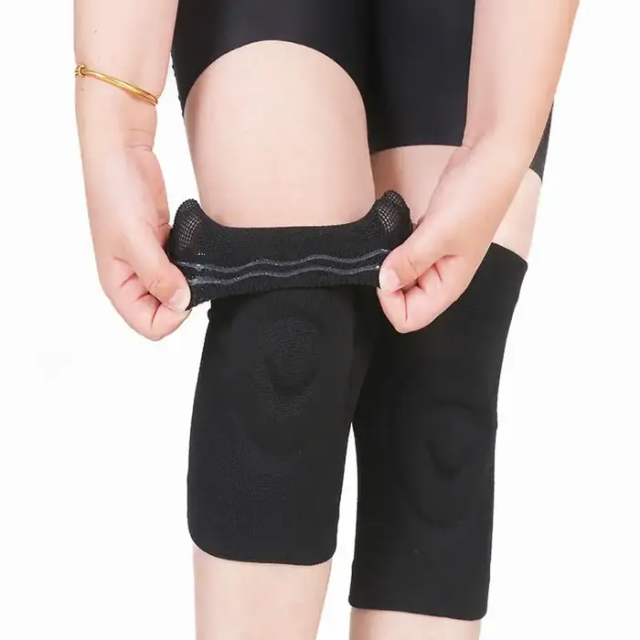 Fitness danse patinage genouillères en Silicone Sport jambières basket-ball pressurisé cyclisme pati