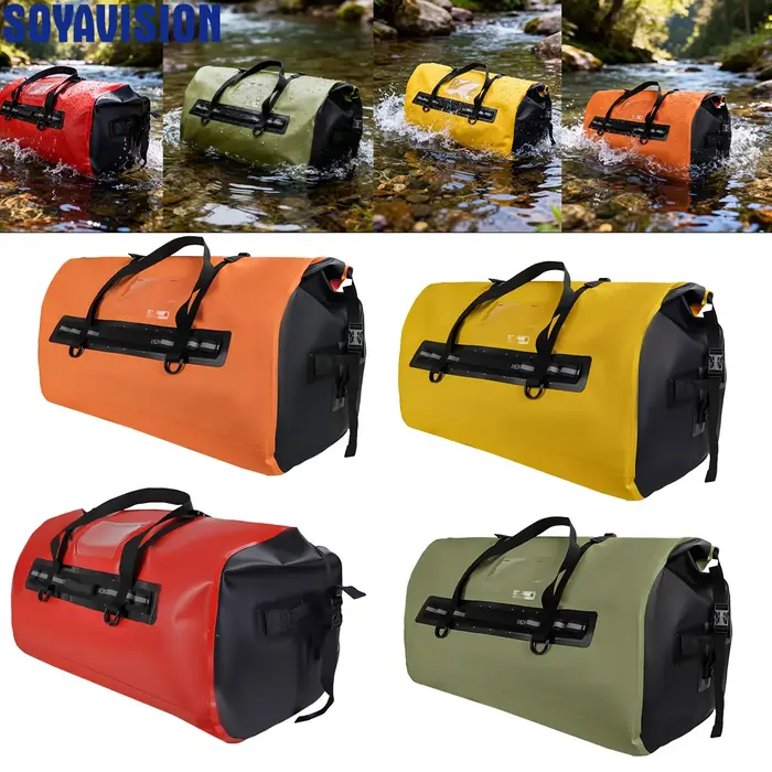 150L sac de sport en plein air selle sèche stockage de bagages Sports nautiques poignée emballage plage Rafting moto voyage Camping sacs