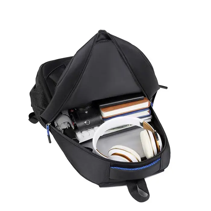 Sac à dos double épaule pour hommes et femmes – Couleur unie – Voyage d'affaires