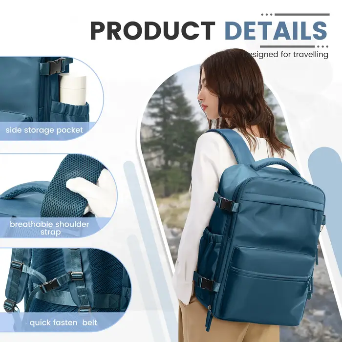 Ryanair 40x20x25 sac de cabine hommes Air sous vide Compression sac à dos bagage à main sac à dos pour ordinateur